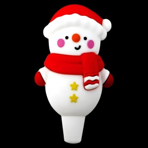 4" Chill Companion - Silicone Snowman Hand Pipe - [TX788]